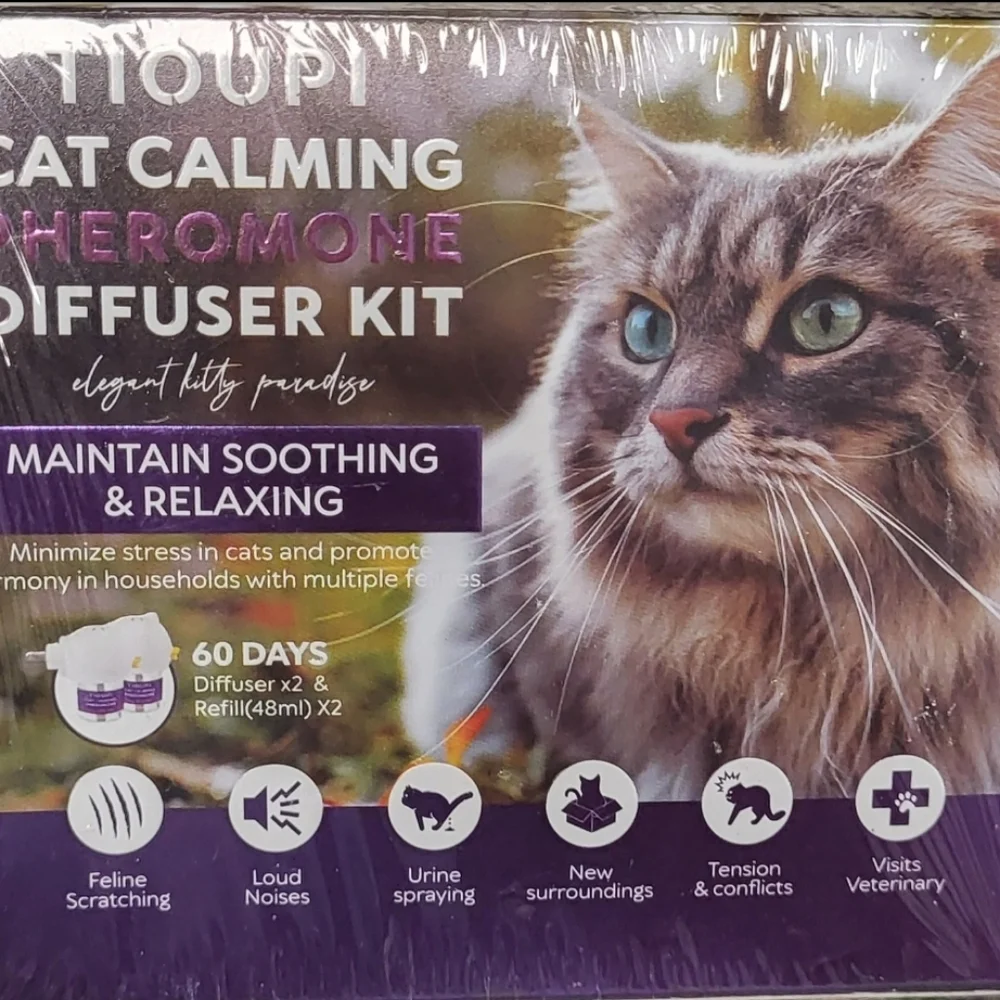 New Cat Calming Premiun Diffuser Relaxing Stress & Anxiety Relief for Cat